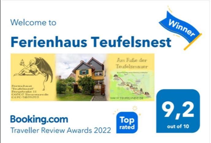 Ferienhaus Teufelsnest Timmenrode 外观 照片